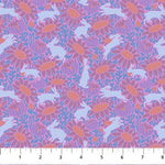 Mosaic Menagerie | Chase Lavender | Fabric by Anna Maria