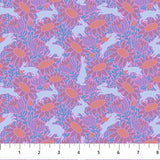 Mosaic Menagerie | Chase Lavender | Fabric by Anna Maria