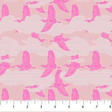 Mosaic Menagerie | Sedge Blush | Fabric by Anna Maria