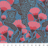 PREORDER Anna Maria Cheetah Cloth Prussian Blue Wide Back 108" 3 Yard Cut