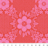 PREORDER Anna Maria Embroidery Strawberry Wide Back 108" 3 Yard Cut