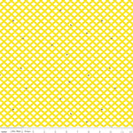 Jill Howarth 100 Aker Woods Honey Hex Yellow Fabric