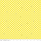 Jill Howarth 100 Aker Woods Honey Hex Yellow Fabric