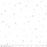 Riley Blake Hush Hush Don't Cross Me White Fabric