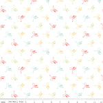 Riley Blake Hush Hush Pretty Pressers White Fabric