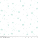Riley Blake Hush Hush Wish Upon a Star White Fabric