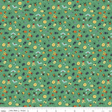 Shawn Wallace Happy Haven Bug Life Green Fabric