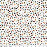 Shawn Wallace Happy Haven Bug Life White Fabric