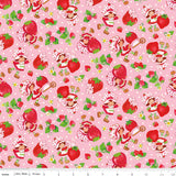 PREORDER Strawberry Shortcake Toss in Pink Fabric by Riley Blake