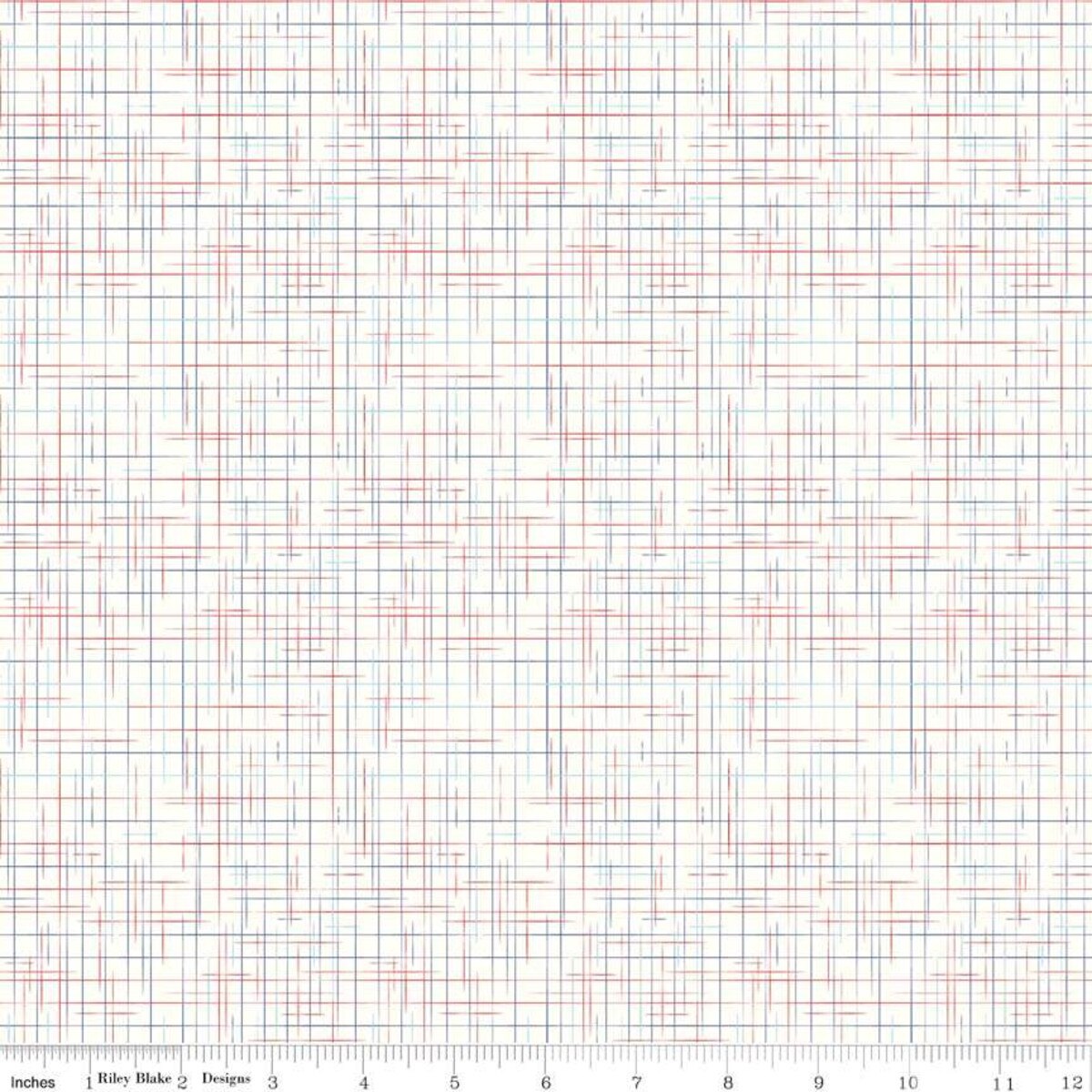 Grid pattern with colored lines on a white background