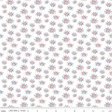 Riley Blake Patriotic Basics Fireworks White Fabric