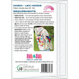 Lexi Hoodie Pattern by Melly & Me