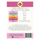 Panel Show-Off Quilt Pattern by Copper Kettle Quilt Company