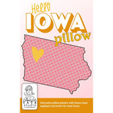 Hello Iowa Pillow Pattern by Crimson Tate
