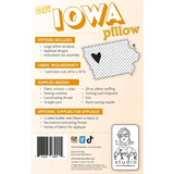 Hello Iowa Pillow Pattern by Crimson Tate