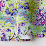 Tula Pink Floral Reef Reef What You Sew Vinyl Half Yard Cut