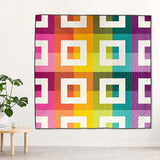 Dialogue Cabin Quilt Pattern by Holly Clarke