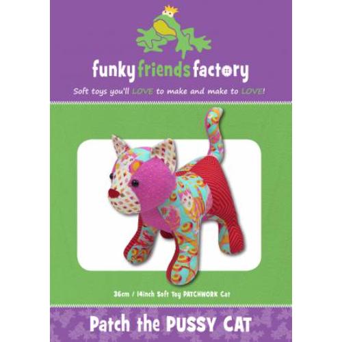 Funky Friends Factory Patch the Pussycat Pattern