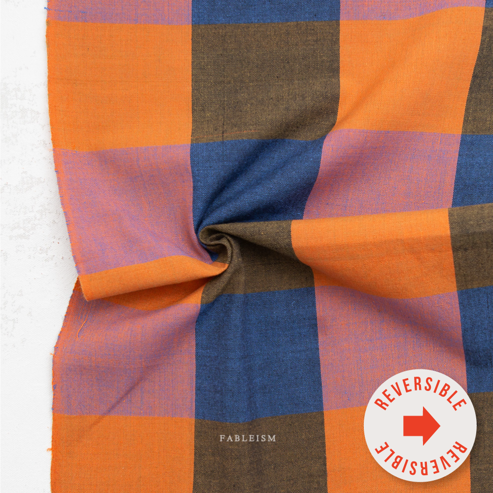Fine and Dandy 3 Inch Happy Checkers Woven Fabric by Fableism