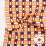 Fine and Dandy Decked Out Autumn Woven Fabric by Fableism