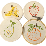 Fruit Salad Mini Embroidery Kit by Craft Habit