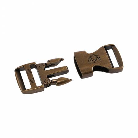 ByAnnie 1" Side Release Buckle Antique Brass