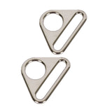 ByAnnie 1.5" Triangle Rings Set of 2 Nickel