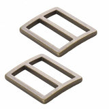 ByAnnie Slider Widemouth Flat 1" Antique Brass Hardware Set of 2