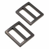 ByAnnie Slider Widemouth Flat 1" Matte Black Hardware Set of 2