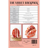 The Violet Backpack Sewing Pattern by Knot and Thread