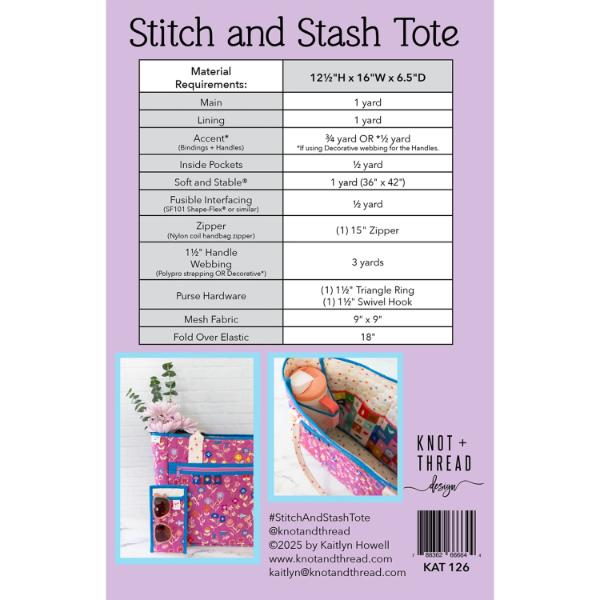 Stitch and Stash Pattern by Knot and Thread