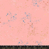 Speckled Candy Pink Fabric by Ruby Star Society