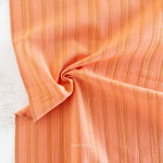 Lucky Loom Stitch Stripe Ginger Woven Fabric