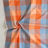 Lumiere Wide Happy Checkers in Sailor Woven Fabric