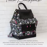 Tula Pink Backpack Pattern by Sallie Tomato