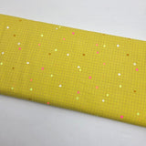 Lofi Linens Power Grid Citron Fabric by Ruby Star Society