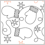 Mittens N Snowflakes Pantograph