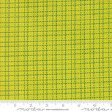 PREORDER Maker's Delight Crosshatch Acid Green Fabric by Chrissy Lux