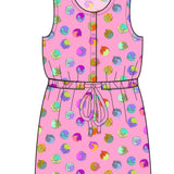 Legendary LAWN Gumdrop Wild Orchid Fabric by Tula Pink