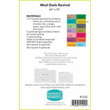 Mod Owls Revival Quilt Pattern by Sew Kind of Wonderful
