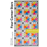 Four Corner Stars Quilt Pattern by Modern Textiles