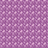 Poppie Cotton Calico Cowgirls Paisley & Poppy Purple Fabric