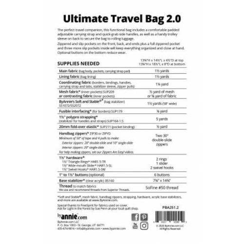 ByAnnie Ultimate Travel Bag 2.0 Pattern