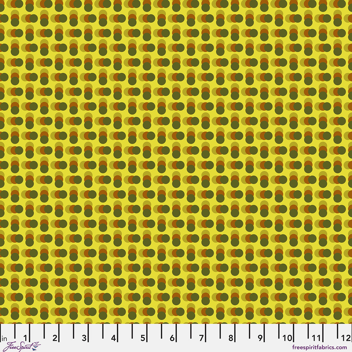 Tchotchkes Caterpillar Goldenhour Fabric by Giucy Giuce