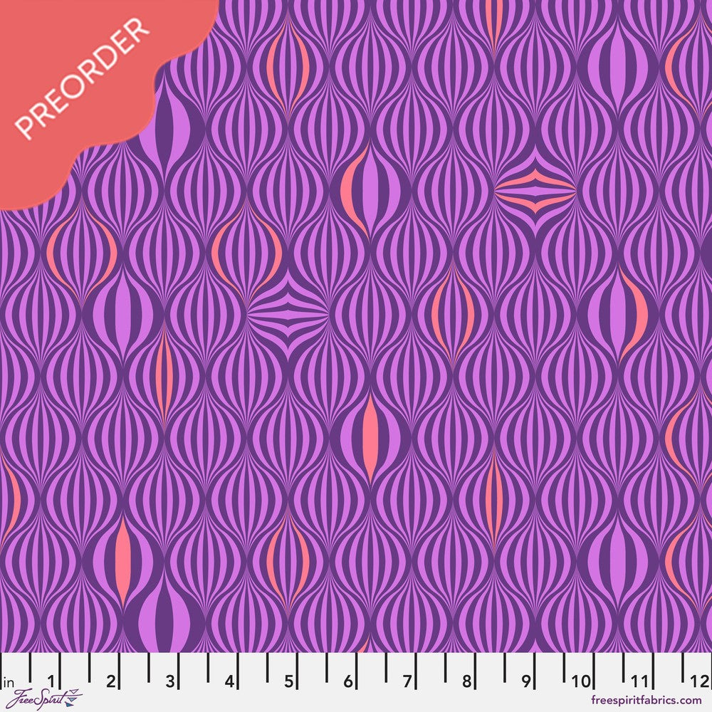 Tula Pink Untamed Light the Way Nova Purple Fabric