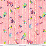 Tula Pink Full Moon Forest II Family Tree Honey Fabric