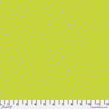 Tula Pink True Colors 2025 Space Sprinkles Lightning Bug Green Fabric