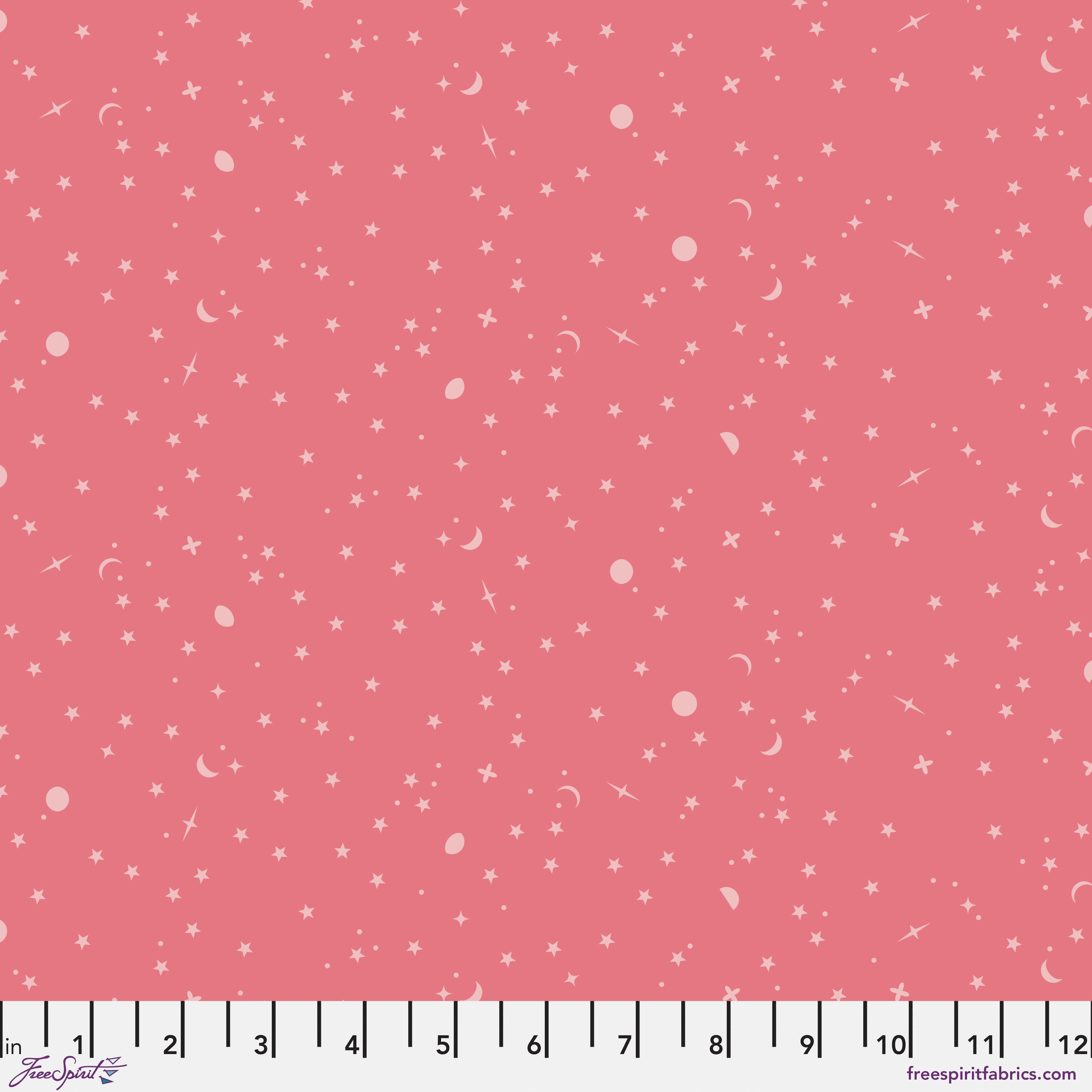 Tula Pink True Colors 2025 Space Sprinkles Sunburn Red Fabric