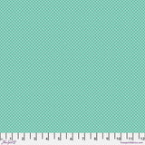 Tula Pink True Colors 2025 On the Grid Raindrop Aqua Fabric