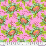 Tula Pink Floral Reef Friends & Anemones Coralline Fabric